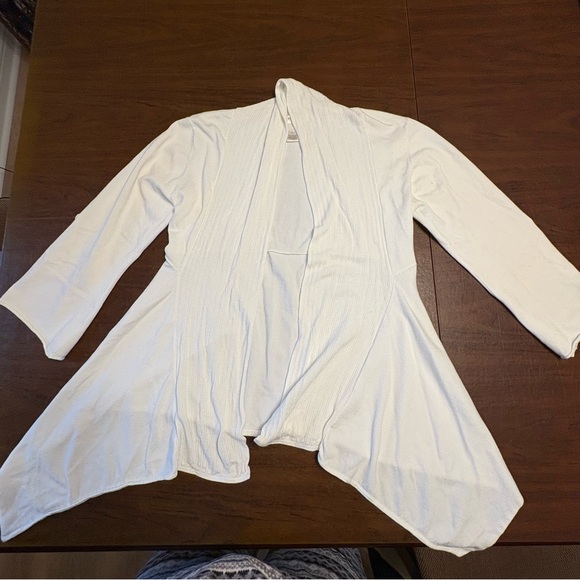 Kenar Sweaters - Kenar Ivory Knit Cardigan